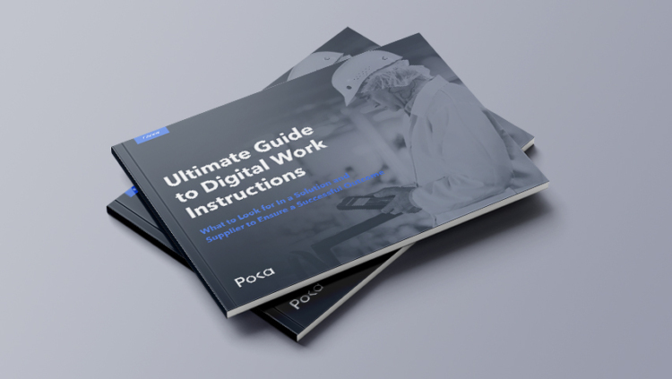 E book digital work instructions