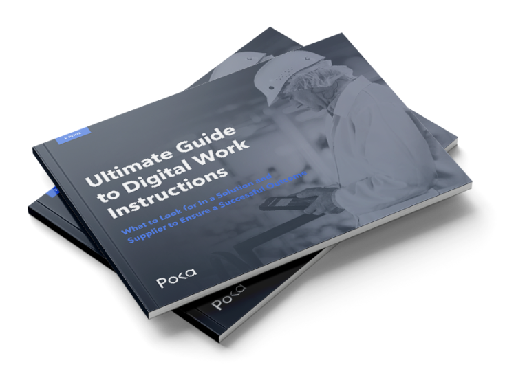 E book digital work instructions