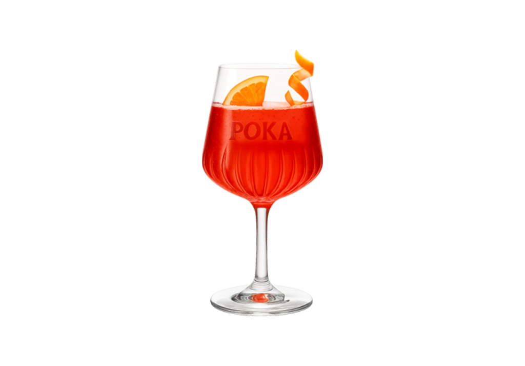Poka campari glass
