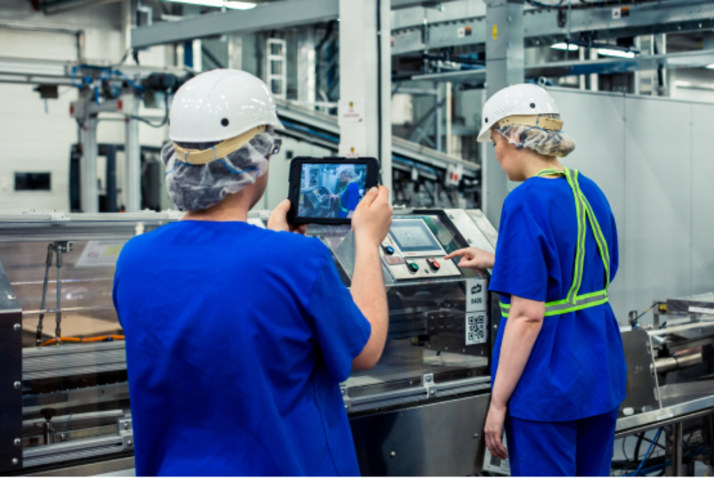 Continuous improvement factory workers