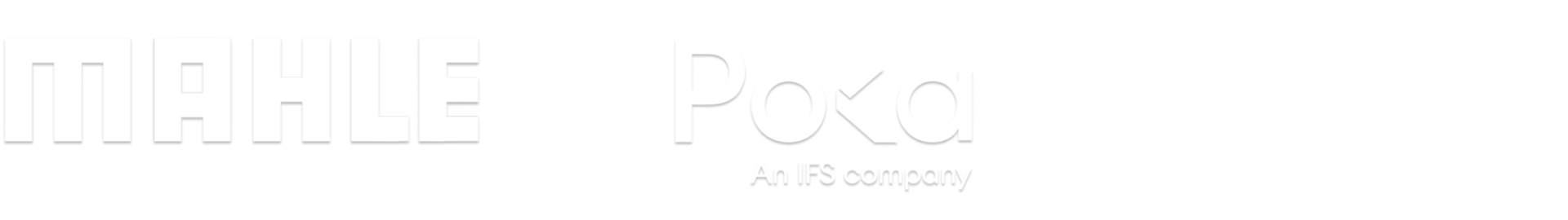 MAHLE Poka logos white